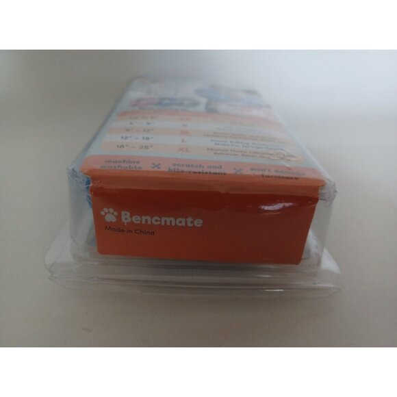 Bencmate Inflatable Donut Print Collar Dogs & Cats Post-Surgery Injury Size SM - Picture 7 of 13